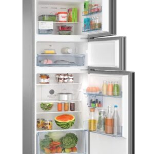 100-1 (1) Bosch MaxFlex Convert 364L Inverter Frost Free Triple Door Refrigerator (CMC36K05NI, Black Steel)