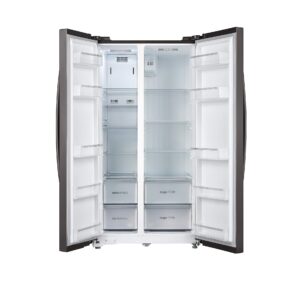 100000000-1 TOSHIBA 587 L with Inverter Side by Side Refrigerator Appliance (GR-RS530WE-PMI(06), Stainless Steel Finish)