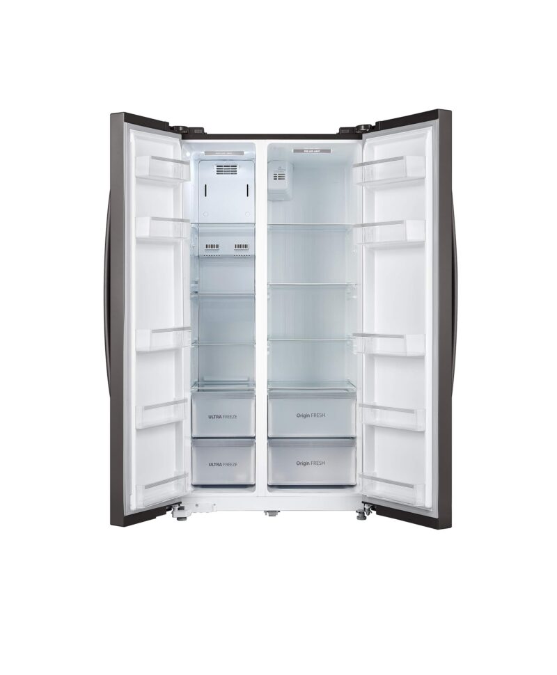 100000000-1 TOSHIBA 587 L with Inverter Side by Side Refrigerator Appliance (GR-RS530WE-PMI(06), Stainless Steel Finish)