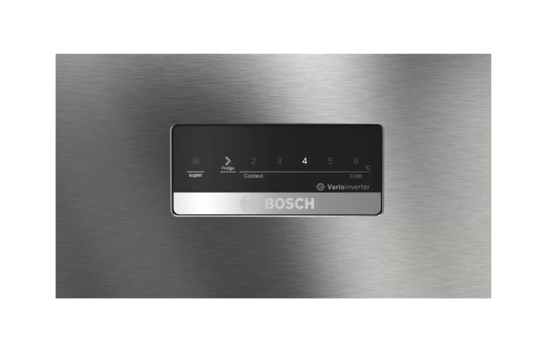 BOSCH 243 L Frost Free Double Door Top Mount 3 Star Refrigerator  (silver, CTN27S031I)