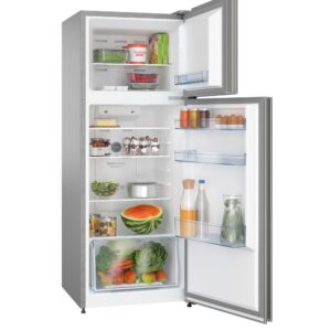 BOSCH 243 L Frost Free Double Door Top Mount 3 Star Refrigerator  (silver, CTN27S031I)