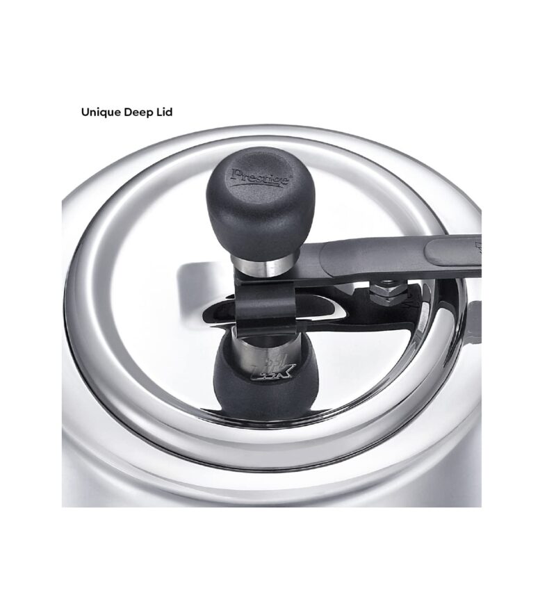 11-3 Prestige Nakshatra Essential Svachh Stainless Steel Pressure Cookers(3L, Silver, Tri-Ply Bottom, Inner Lid)