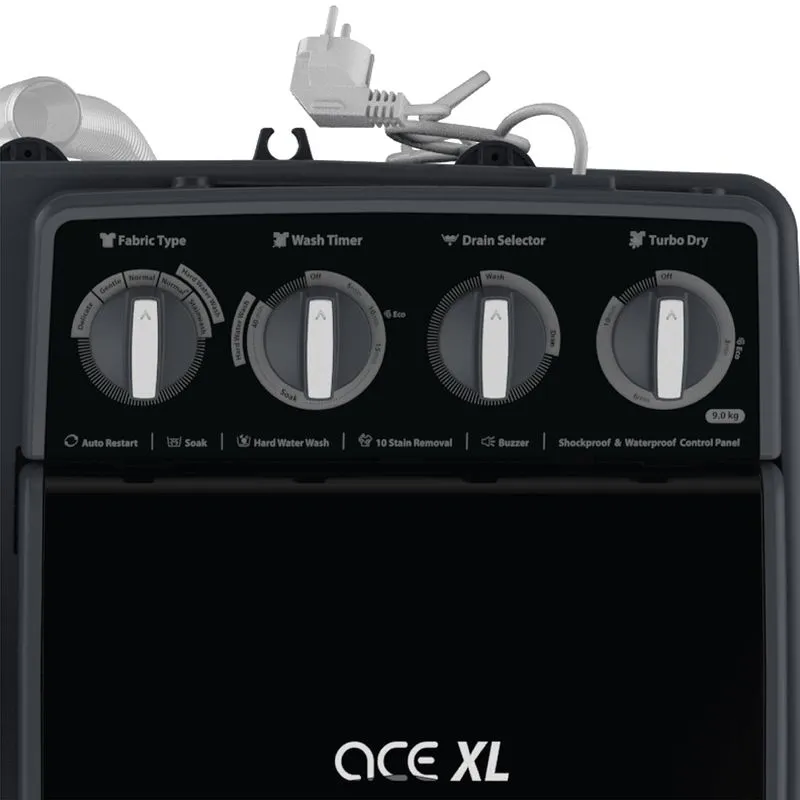 Whirlpool Ace XL 9kg 5 Star Semi Automatic Washing Machine