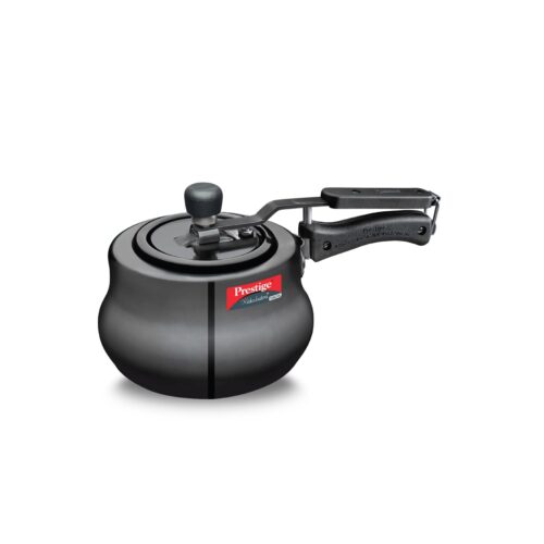 2-8 Prestige 3 Litres Nakshatra Plus Svachh Induction Base Inner Lid Hard Anodized Pressure Cooker | Black |nti-Bulge Base