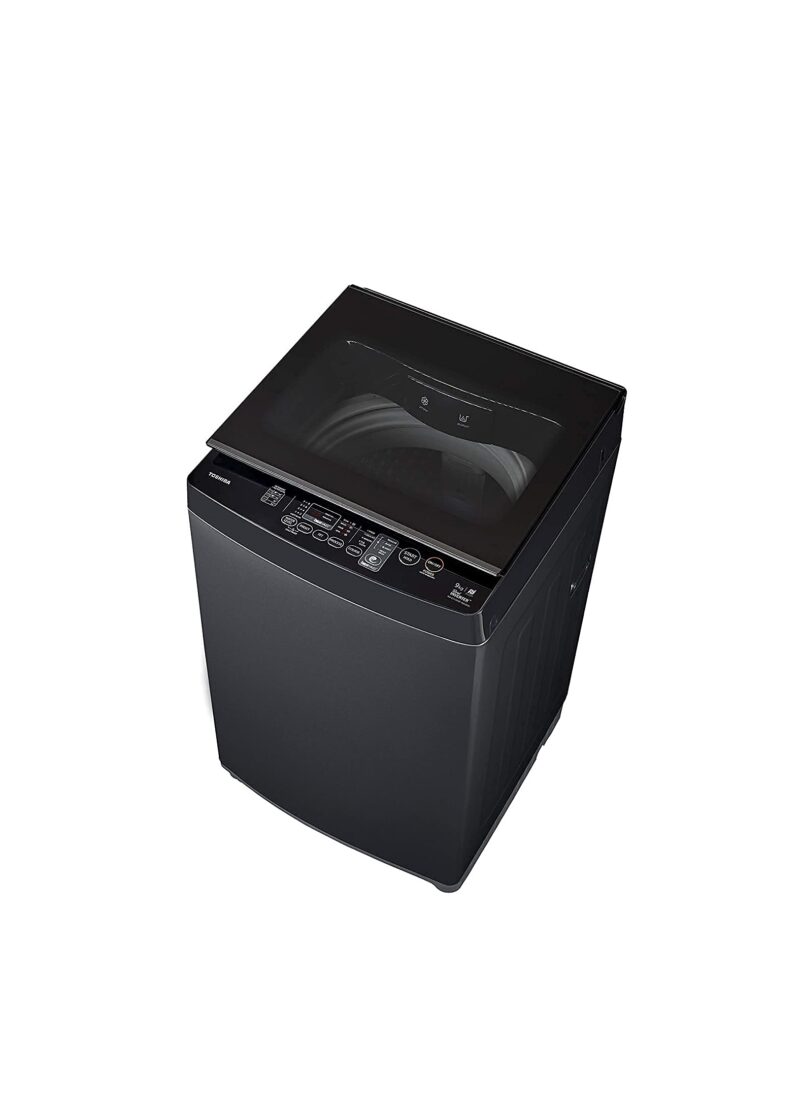 20-2 TOSHIBA 9 Kg 5 Star Inverter Fully Automatic Top Loading Washing Machine (AW-DJ1000F-IND, Grey)