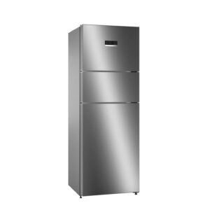 200-1 Bosch MaxFlex Convert 364L Inverter Frost Free Triple Door Refrigerator (CMC36K05NI, Black Steel)