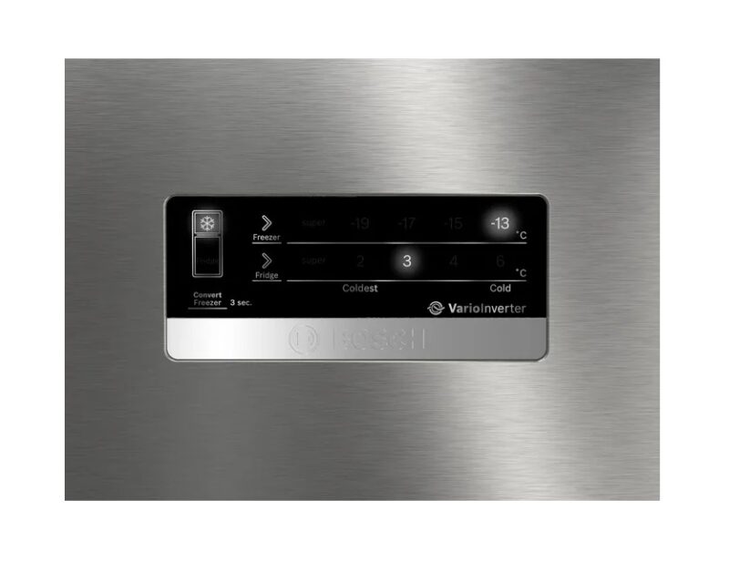 200-2 BOSCH 368 Litres 2 Star Frost Free Double Door Refrigerator(CTC39SO2NI, shiney silver)