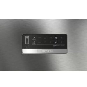 202 BOSCH 334 Litres 2 Star Frost Free Double Door Refrigerator(CTC35S02NI, Shiney Silver))