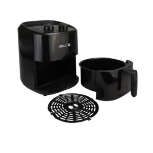 iBELL AF422M Air Fryer 4.2L, Adjustable Temperature, Multiple Cooking Options, 1500W, Elegant Design, 2 Year Warranty (Black)