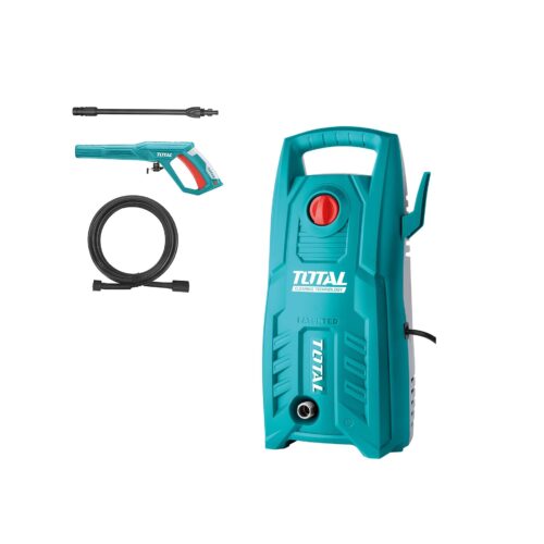 3 Total Tools Mr Light Total 1400-Watt High Pressure Washer 130Bar (1900Psi) With Tss Auto Shut Off And 100% Copper Wire Carbon Brush Motor | Blue