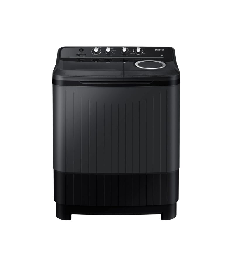 30-1 Samsung 8.5 Kg 5 Star Semi Automatic Top Load Washing Machine (WT85B4200GD, Black)