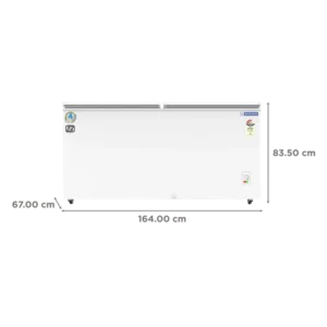 300440_2_vodaaf Blue Star 457 Litres 3 Star Double Door Deep Freezer (CF3500MEW/MPW, White)