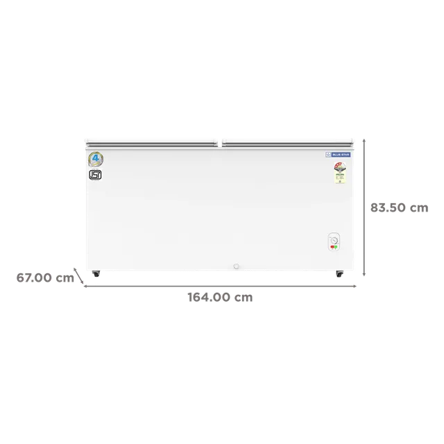 300440_2_vodaaf Blue Star 457 Litres 3 Star Double Door Deep Freezer (CF3500MEW/MPW, White)