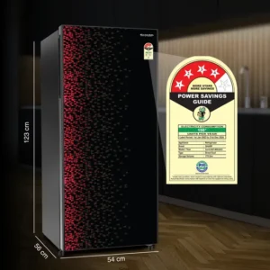 307032_11_ebqnhc SHARP 193L 4 Star Direct-Cool Single Door Refrigerator I Toughened Glass Door (SJ-G19ST-MR)