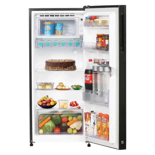 307032_4_qn4whr SHARP 193L 4 Star Direct-Cool Single Door Refrigerator I Toughened Glass Door (SJ-G19ST-MR)