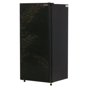 SHARP 175L 4 Star Direct Cool Single Door Refrigerator with Inverter Compressor (SJ-G19ST-BK, Black)