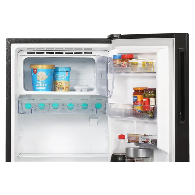 SHARP 175L 4 Star Direct Cool Single Door Refrigerator with Inverter Compressor (SJ-G19ST-BK, Black)