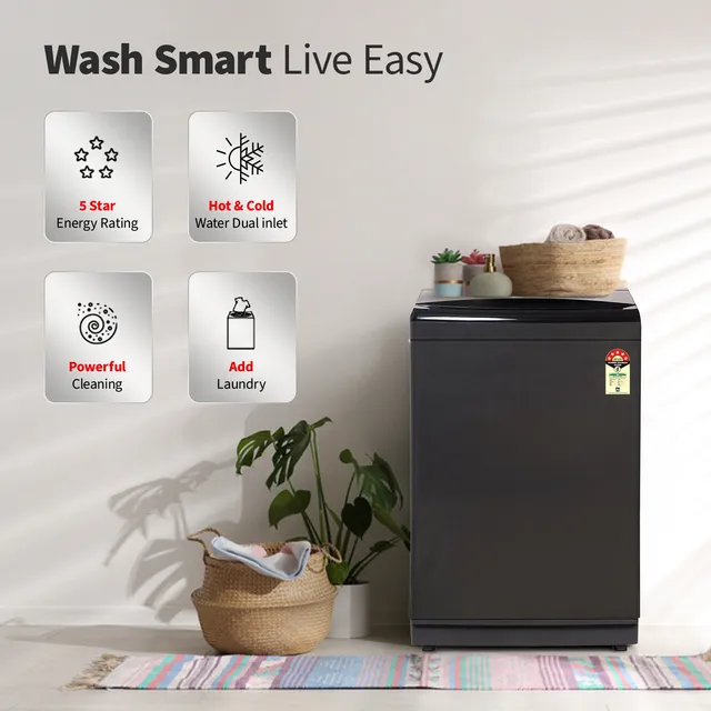 308432_11_paeeh5 SHARP 10 kg 5 Star Fully Automatic Top Load Washing Machine (ES-T100N-BK) Midnight Black