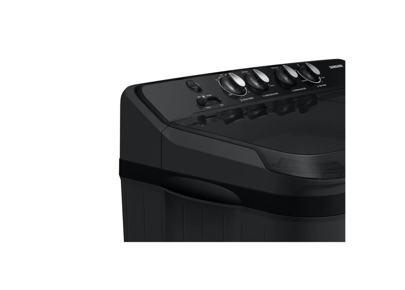 31-1 Samsung 8.5 Kg 5 Star Semi Automatic Top Load Washing Machine (WT85B4200GD, Black)