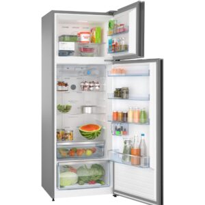 BOSCH 368 Litres 3 Star Frost Free Double Door Refrigerator(CTC39K03NI, Smoky Steel)