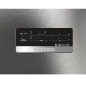 44 Bosch MaxFlex Convert 332L Inverter Frost Free Triple Door Refrigerator (CMC33K05NI, Black Steel)