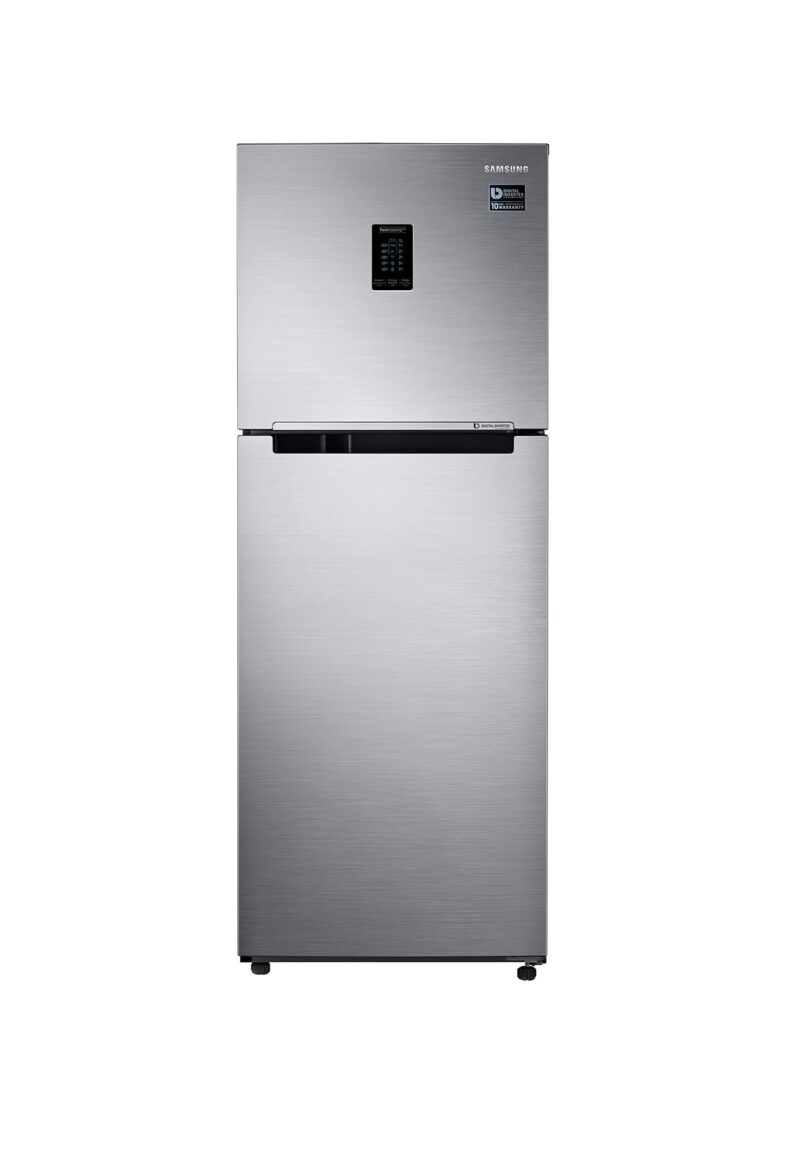 500-3 Samsung 301L 2 Star Inverter Frost-Free Convertible 5 In 1 Double Door Refrigerator (RT34C4522S8, Elegant Inox)