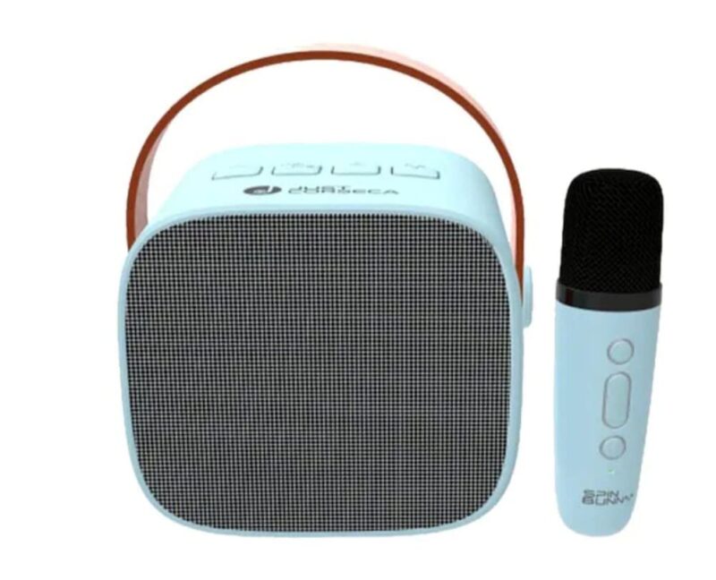 51-cncQjIIL._SL1001_ JUST CORSECA Spin Bunny Karaoke Portable Speaker