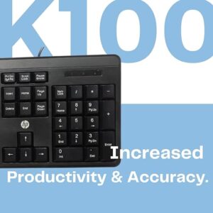 HP K100 Wired Full-Size Keyboard