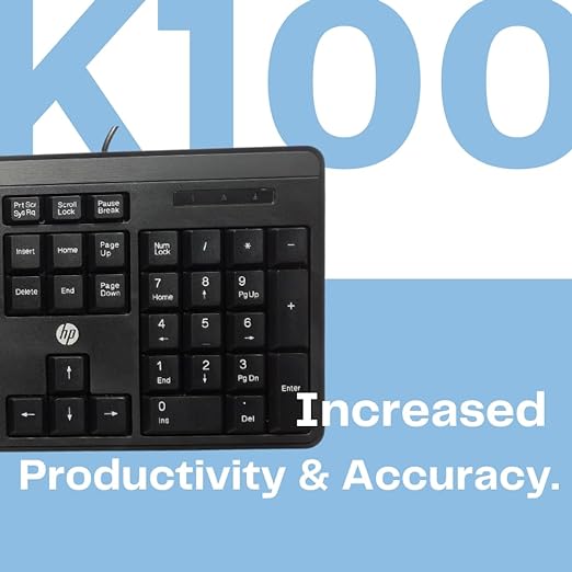 HP K100 Wired Full-Size Keyboard