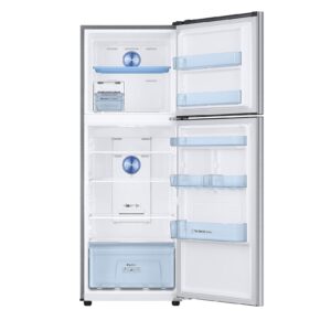 600-2 Samsung 301L 2 Star Inverter Frost-Free Convertible 5 In 1 Double Door Refrigerator (RT34C4522S8, Elegant Inox)