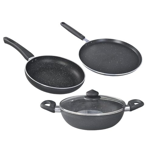 6166M3Wl9OL._SX679_ Prestige Omega Deluxe Granite Aluminium 3 Pcs Set in Kerala
