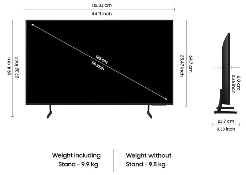 61A4fVsKxaL._SL1500_ Samsung 125 cm (50 inches) 4K Ultra HD Smart LED TV UA50DU7700KLXL