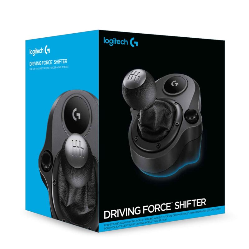 61PzT-00kL._SL1500_ Logitech G Driving Force Racing Wheels Shifter for G29, G920 & G923, 6 Speed, Push Down Reverse Gear, Steel and Leather Construction - Black