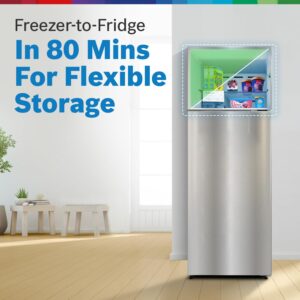 61RffACy91L._SL1500_ Bosch 243L 3 Star Frost Free Refrigerator, Convertible(CTC27S031I, Silver Inox))