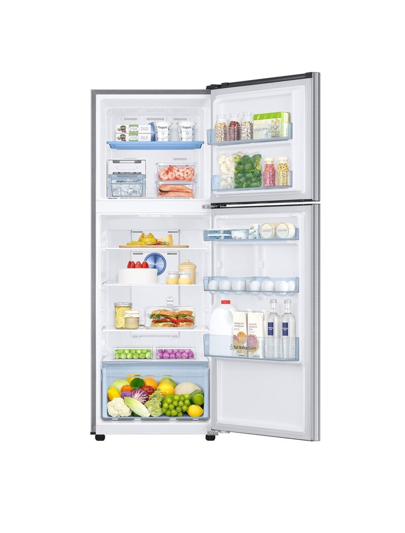 700-2 Samsung 301L 2 Star Inverter Frost-Free Convertible 5 In 1 Double Door Refrigerator (RT34C4522S8, Elegant Inox)