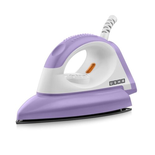 710z0pARL8L._SL1500_-1 USHA EI Armor 1100 W Dry Iron With Black Weilburger Soleplate (Purple),