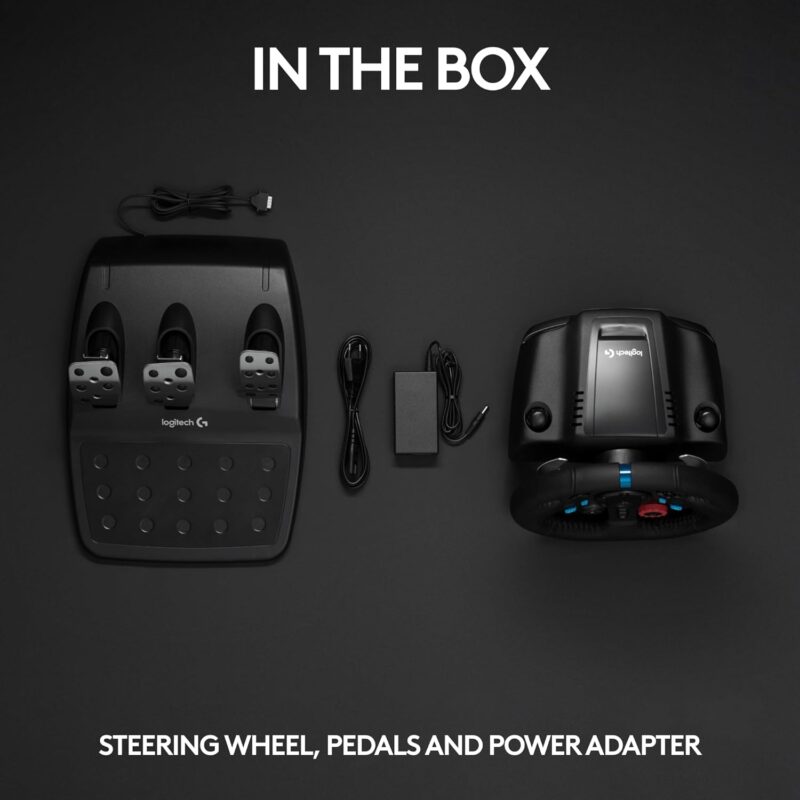 71O0azXNDEL._SL1500_ Logitech G29 Driving Force Racing Wheel and Floor Pedals, Real Force Feedback, Stainless Steel Paddle Shifters, Leather Steering Wheel Cover for PS5, PS4, PC, Mac - Black