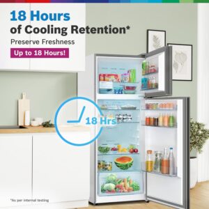 71O3EZ7I4tL._SL1500_ Bosch 243L 3 Star Frost Free Refrigerator, Convertible(CTC27S031I, Silver Inox))