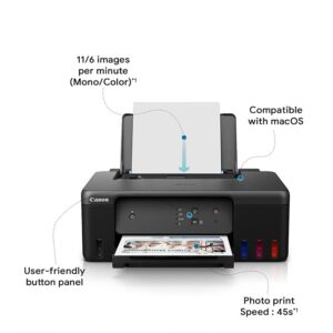 Canon PIXMA MegaTank G1730 Single Function (Print only) Inktank Color Printer with Small Size Ink Bottles for Home/Office