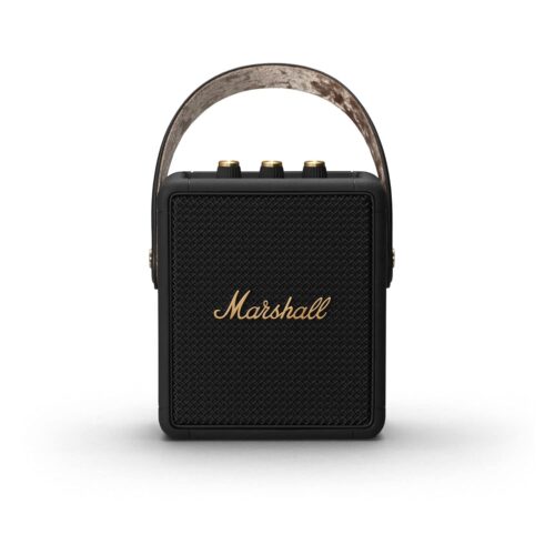71l31QTSPtL._SL1500_ Marshall Stockwell II 20 Watt Wireless Bluetooth Portable Speaker (Black and Brass)