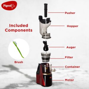 81i8SYxfSAL._SL1500_ Pigeon Slow Cold Press Juicer 150 Watts (100% Copper Motor )