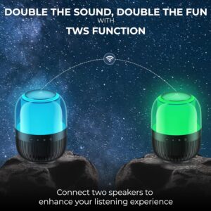 91zuTFnoHTL._SL1500_ iGear Galaxy 10W Bluetooth Speaker with 360 Degree Surround Sound & Bass Radiator