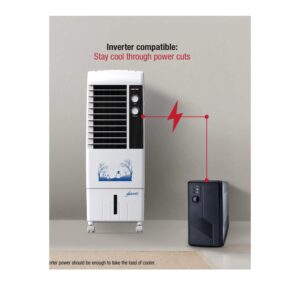 GLAM-HC-41-scaled Kenstar GLAM 15 Litres Honey Comb Tower Cooler (White)