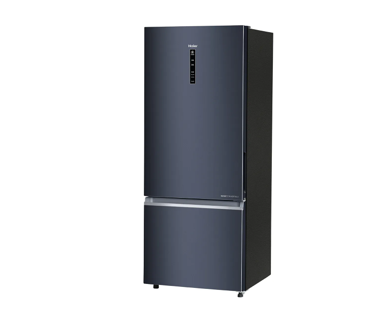Haier 445 L, 2 Star, Convertible 14-in-1 Triple Inverter & Fan Motor Technology, with Display Frost Free Double Door Refrigerator (HRB-4952BGK-P )