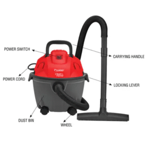 Prestige Wet&Dry Vacuum Cleaner Typhoon -05, Black and Red