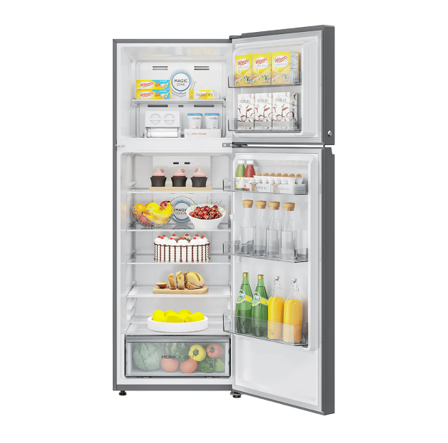 Screenshot-2024-11-20-123547 Haier 358L, 3 Star, Double Door,Inox Steel Finish Top Mount Frost Free Refrigerator (HRF-4083BIS-P)
