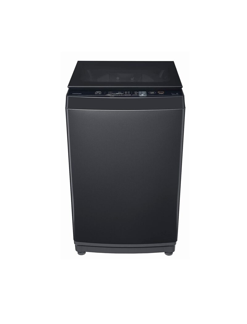TOSHIBA-1 TOSHIBA 9 Kg 5 Star Inverter Fully Automatic Top Loading Washing Machine (AW-DJ1000F-IND, Grey)