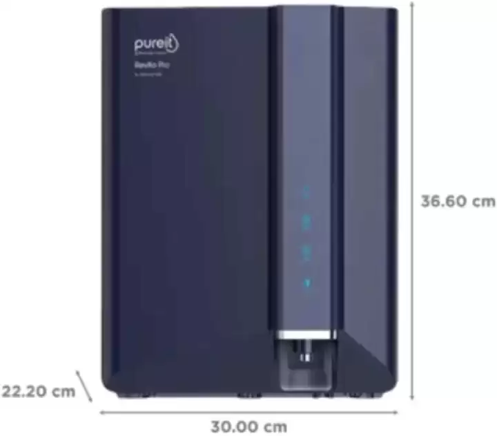 Pureit Revito Pro 8L RO+MF+UV Water Purifier with DURAViva technology (Blue)