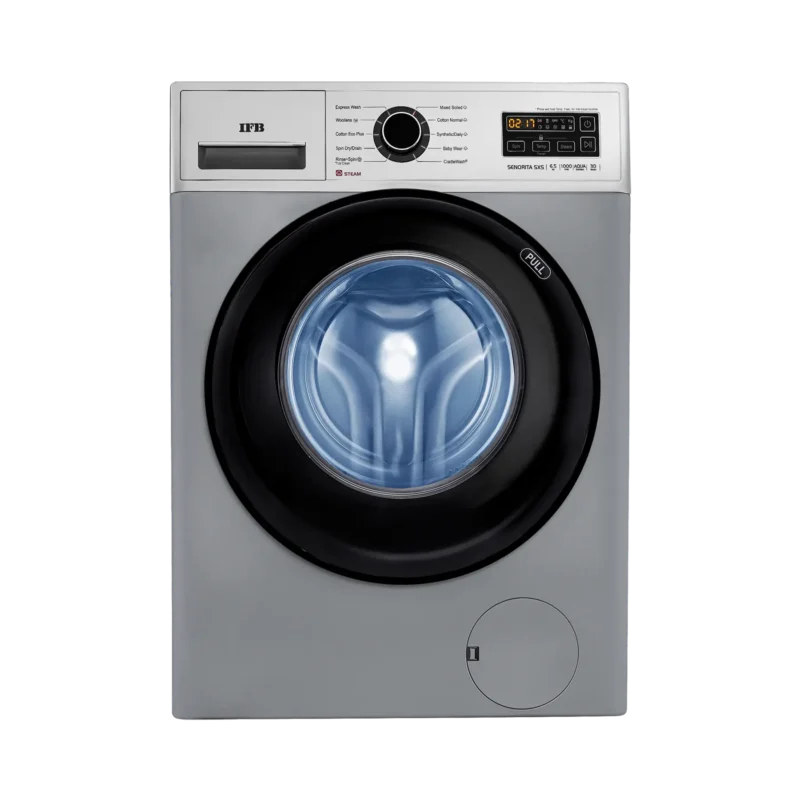 senorita_sxs_6.5kg_front_load_fv_1 IFB Senorita SXS 6510 Front Load Washing Machine 6.5 kg | 1000 rpm | Silver