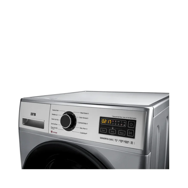 senorita_sxs_6.5kg_front_load_pc_1 IFB Senorita SXS 6510 Front Load Washing Machine 6.5 kg | 1000 rpm | Silver